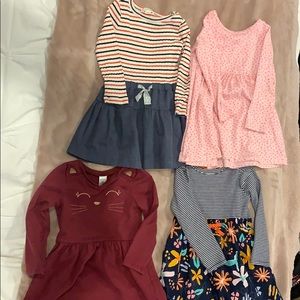 Girls 3T dresses (Crewcut, Cat & Jack, Carters)